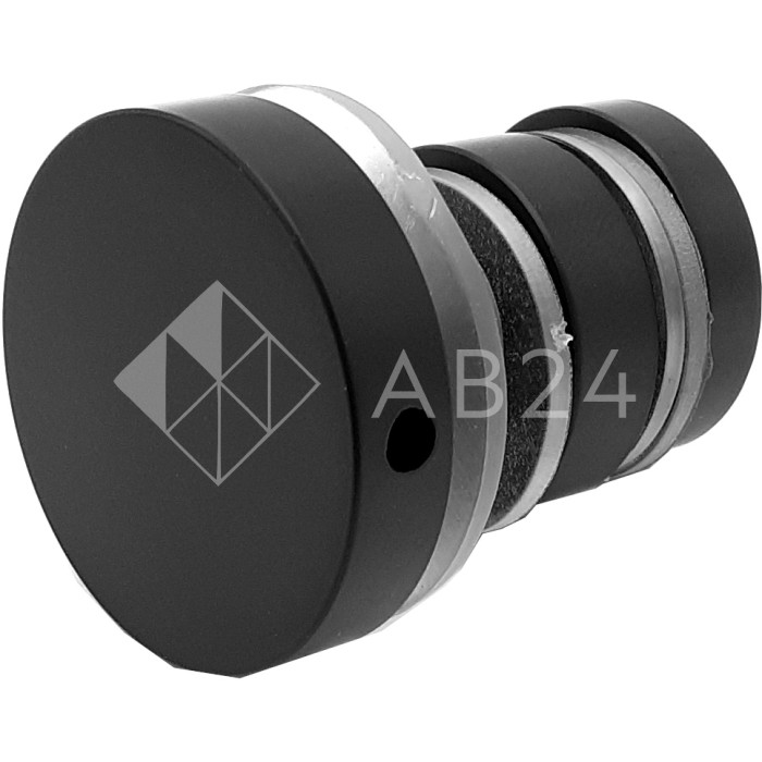 Крепление трека к стеклу FDS-32, нержавейка/черный