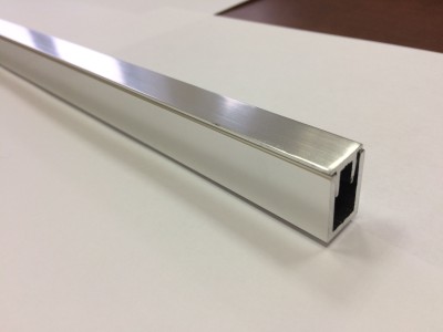 Заглушка верхняя FDPA-500.3, 19х13х2мм, 3 м, для п-образного профиля, алюминий/матовый