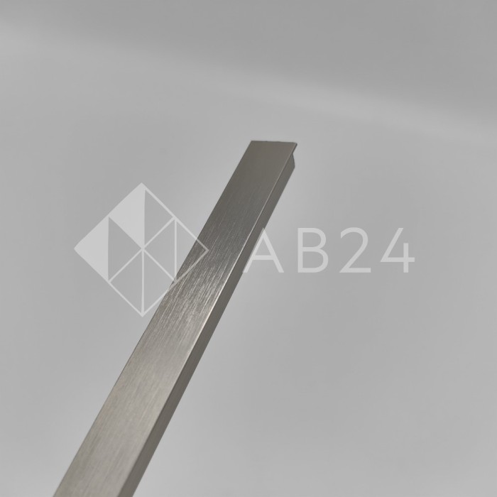 Заглушка верхняя FDPA-500.3, 19х13х2мм, 3 м, для п-образного профиля, алюминий/матовый