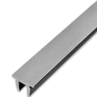 Заглушка верхняя FDPA-500.3, 19х13х2мм, 3 м, для п-образного профиля, алюминий/матовый