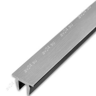 Заглушка верхняя FDPA-500.3, 19х13х2мм, 3 м, для п-образного профиля, алюминий/матовый