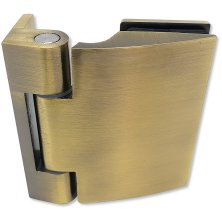Петля Европа стена-стекло без крышек цвет Бронза FDP-114-DEF SUS304/BZ