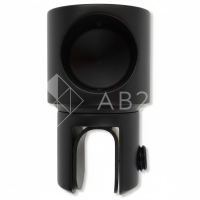 Держатель стекла FDC-12 трубы 19 торцевой 0°-360°, цинк/черный