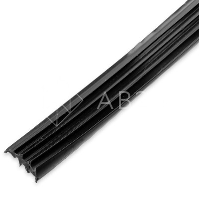 Уплотнитель-вставка FDPP-32.1 в П-профиль 9 мм для стекла 8 мм, 1м  Черный