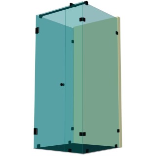 Душевая кабина п-образная DK-401К на коннекторах