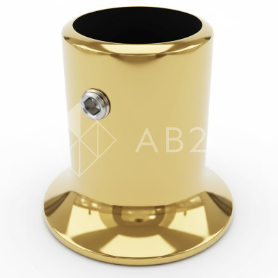 Крепление FDC-10 трубы 19 к стене, нержавейка/золото