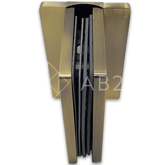 Петля Афина FDP-131 стена-стекло центр. крепление, латунь/бронза