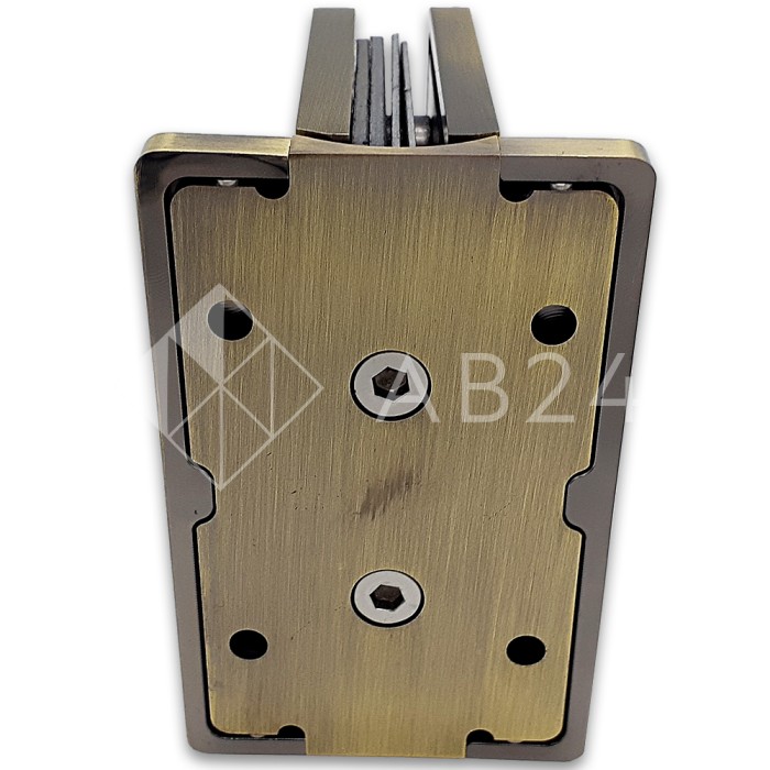 Петля Афина FDP-131 стена-стекло центр. крепление, латунь/бронза