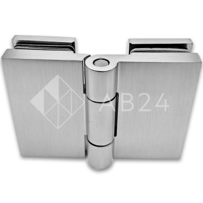 Петля Майя FDP-173 стекло-стекло 135°, латунь/матовый