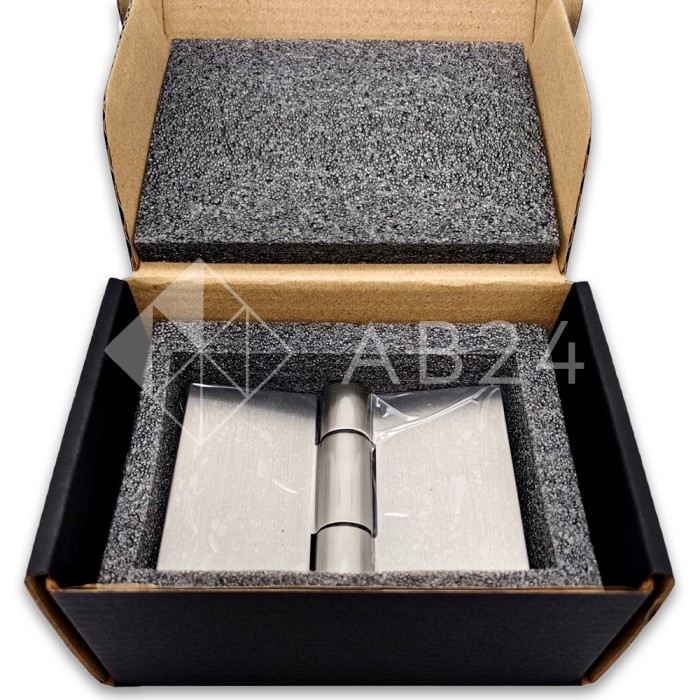 Петля Майя FDP-173 стекло-стекло 135°, латунь/матовый