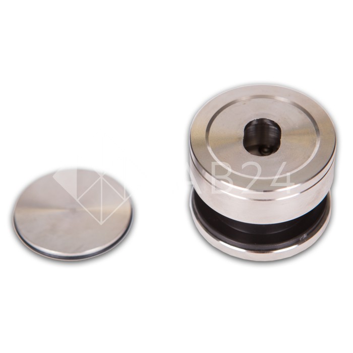 Точечное крепление FKK-26 с крышкой 12-18 мм без зенковки Ø35 мм рег.для стекла 10 мм, нержавейка/матовый