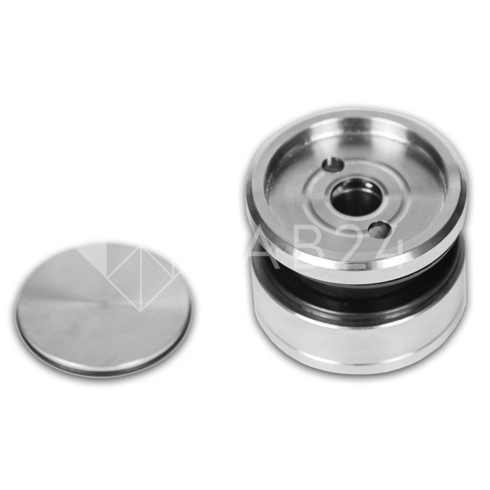 Точечное крепление FKK-26 с крышкой 12-18 мм без зенковки Ø35 мм рег.для стекла 10 мм, нержавейка/матовый