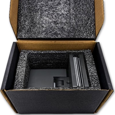 Петля Аврора FDP-184 стекло-стекло 90° с крышками, латунь/черный