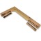 Угловой стабилизатор Диор FDK-3R стена-стекло 90° правый, латунь/розовое золото
