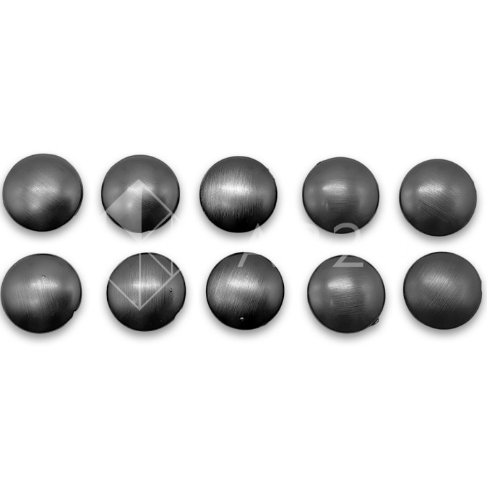 Комплект декоративных заглушек FDA-95 на винты-10шт, ПВХ/оружейная сталь