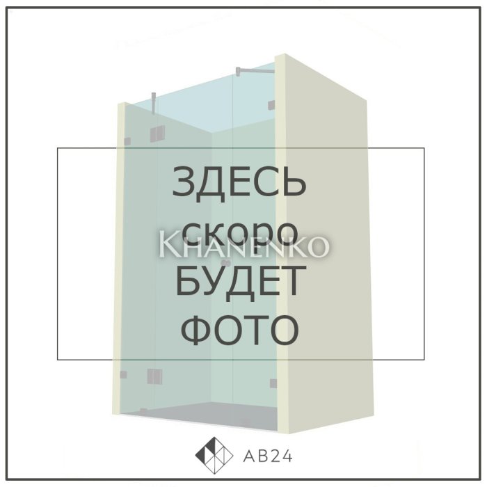 Петля Европа с обратной осью стена-стекло 90° без крышек, Матовая FDP-116 SUS304/SSS