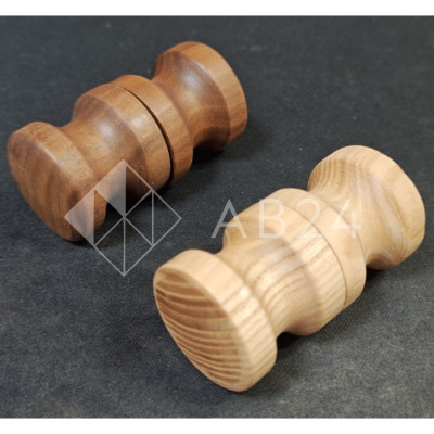 Ручка кноб FDR-46 для саун, ясень/бесцветный