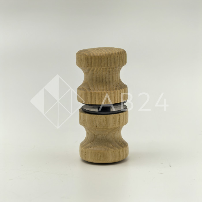 Ручка кноб FDR-46 для саун, ясень/бесцветный