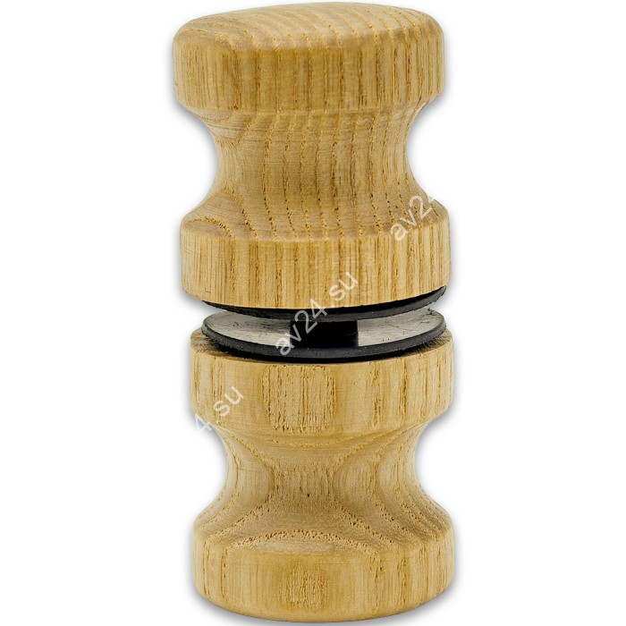 Ручка кноб FDR-46 для саун, ясень/бесцветный