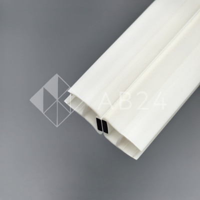 Уплотнитель магнитный ПРЕМИУМ 135°, 180° белый 2.5 м под стекло 8 мм FDPP-511.8