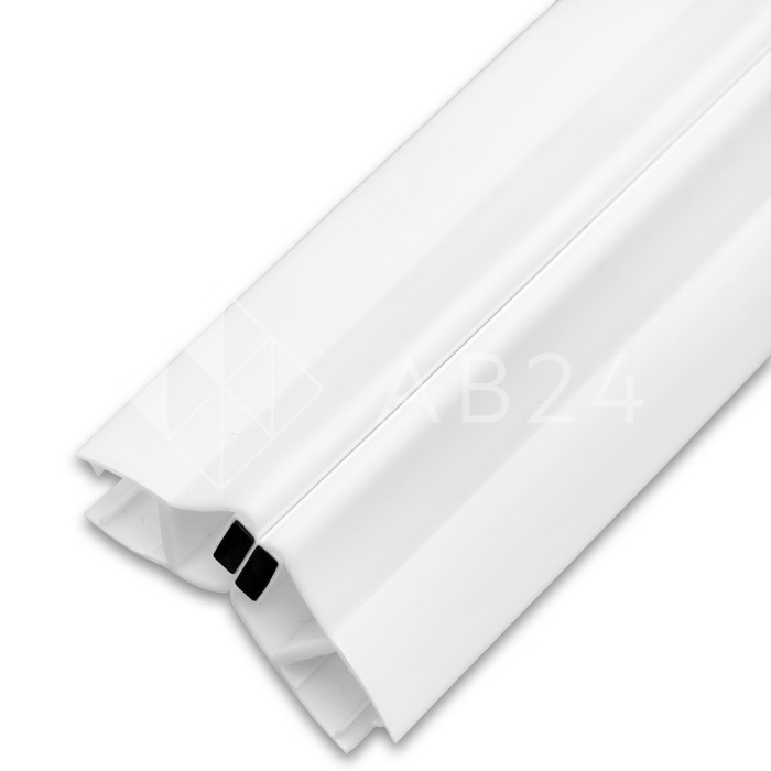 Уплотнитель магнитный ПРЕМИУМ 135°, 180° белый 2.5 м под стекло 8 мм FDPP-511.8