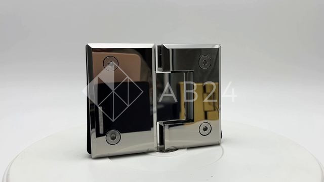 Петля Бета β FDP-22 стекло-стекло 180°, нержавейка/полированный