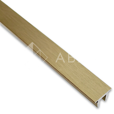 Заглушка верхняя FDPA-500.3-DEF с дефектом 19х13х2мм, 3 м, для п-образного профиля, алюминий/бронза