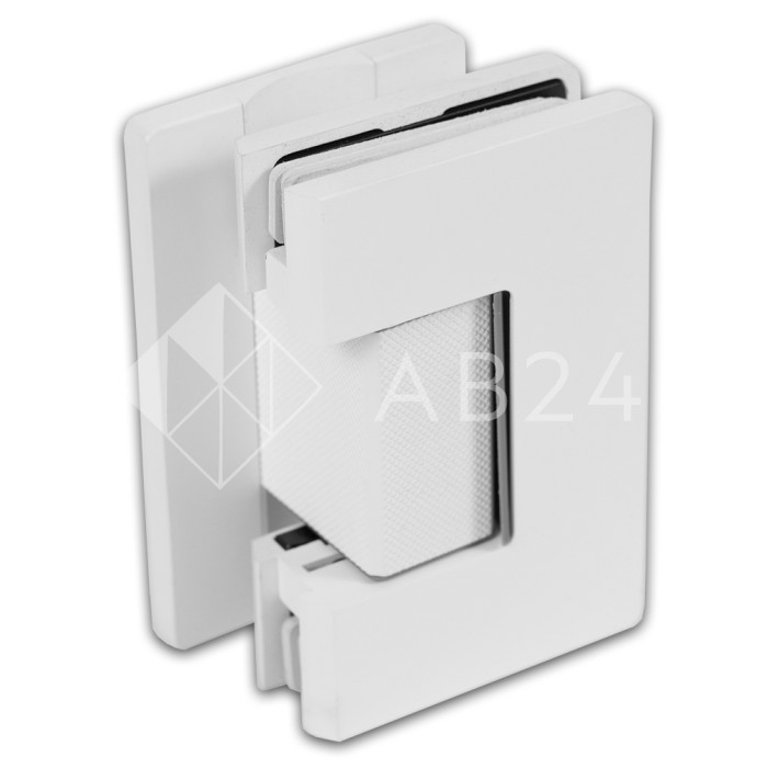 Петля Афина FDP-131 стена-стекло центр. крепление, латунь/белый