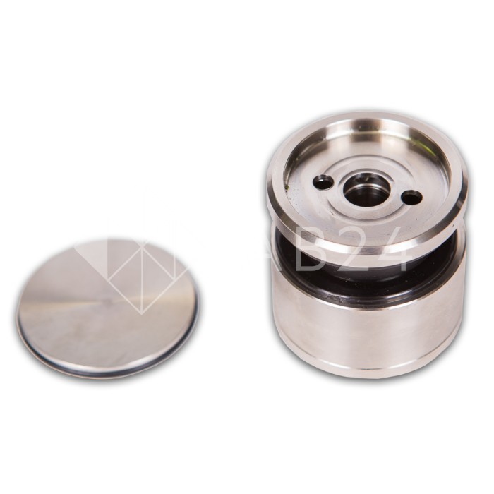 Точечное крепление FKK-27 с крышкой 19-26 мм без зенковки Ø35 мм рег.для стекла 10 мм, нержавейка/матовый