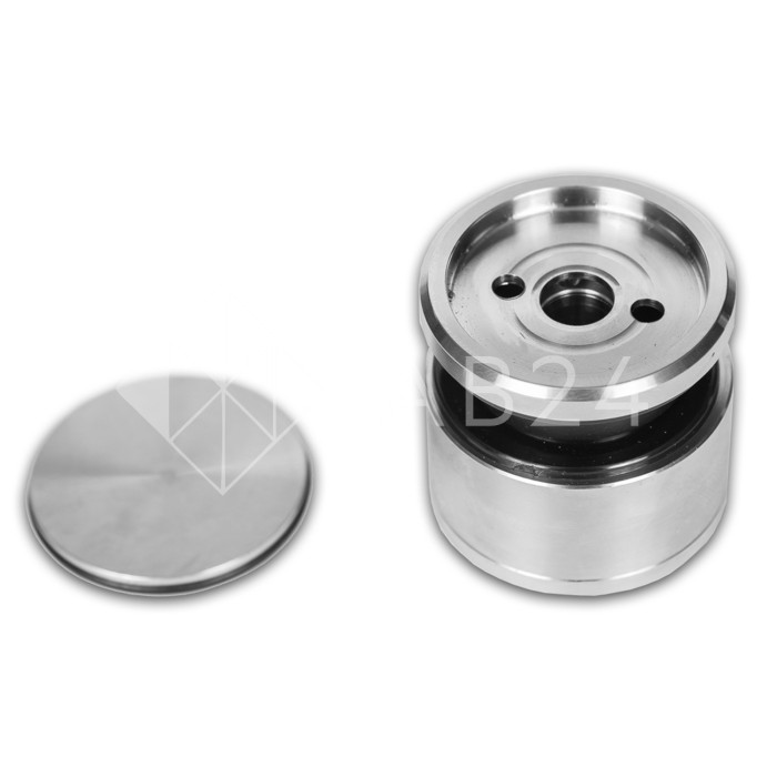 Точечное крепление FKK-27 с крышкой 19-26 мм без зенковки Ø35 мм рег.для стекла 10 мм, нержавейка/матовый