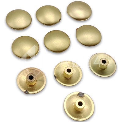 Комплект декоративных заглушек FDA-95 на винты-10шт, ПВХ/матовое золото