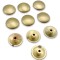 Комплект декоративных заглушек FDA-95 на винты-10шт, ПВХ/матовое золото