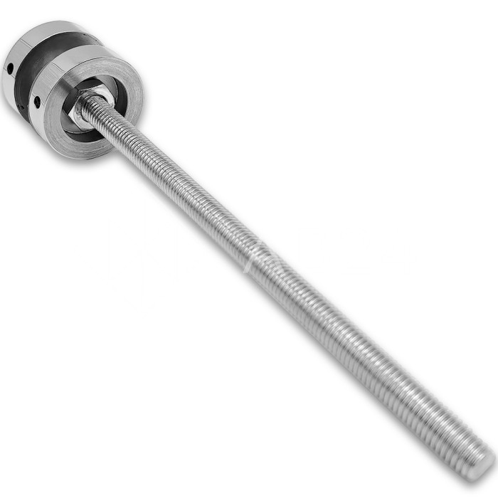 Стеклодержатель FKK-46, 10х10 мм Ø40 мм М10 для стекла, нержавейка/полированный