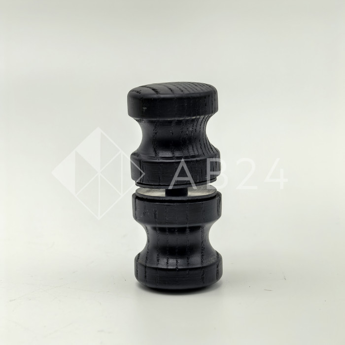 Ручка кноб FDR-46 для саун, ясень/черный