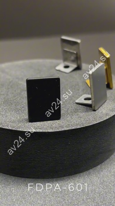 Заглушка торцевая FDPA-601 для опорного профиля 19х15х2, нержавейка/полированный