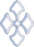 Бевелс AV183 дверной (5 элементов) 217 х 297 мм