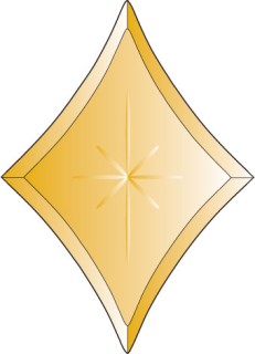 Бевелс AV270 звезда бронзовая 136 х 190 мм