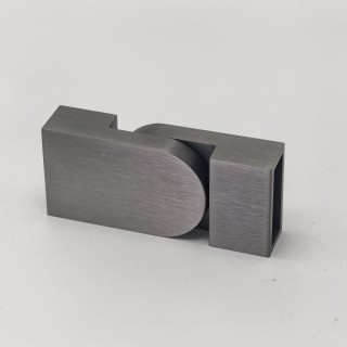 Соединитель FDC-43 трубы 30х10, горизонтальный регулируемый, нержавейка/оружейная сталь