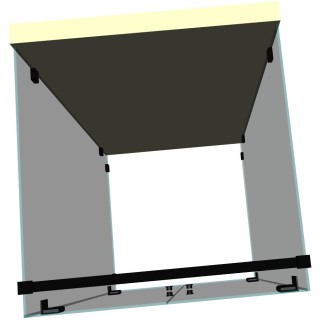 Душевая кабина п-образная DK-402К на коннекторах