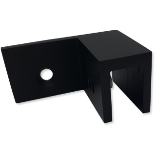 Коннектор верхний FDK-50R стена-стекло Орион 90° правый, латунь/черный