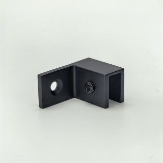 Коннектор верхний FDK-50R стена-стекло Орион 90° правый, латунь/черный