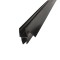 Уплотнитель ПРЕМИУМ нижний черный 2.2 м под стекло 8 мм FDPP-406.8