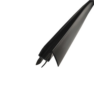 Уплотнитель ПРЕМИУМ нижний черный 2.2 м под стекло 8 мм FDPP-406.8