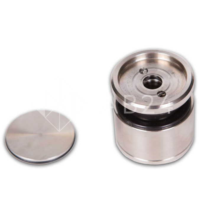 Точечное крепление FKK-28 с крышкой 22-32 мм без зенковки Ø35 мм рег.для стекла 10 мм, нержавейка/матовый