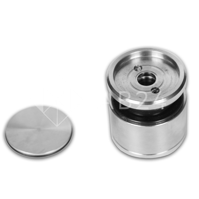 Точечное крепление FKK-28 с крышкой 22-32 мм без зенковки Ø35 мм рег.для стекла 10 мм, нержавейка/матовый