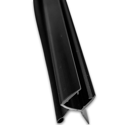 Уплотнитель нижний с каплей ЧЕРНЫЙ 2.2 м FDPP-400.8