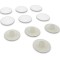 Комплект декоративных заглушек FDA-95 на винты-10шт, ПВХ/белый