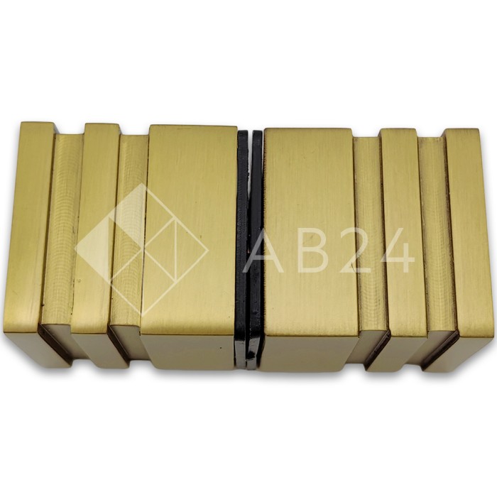 Ручка кноб FDR-54, нержавейка/брашированное золото