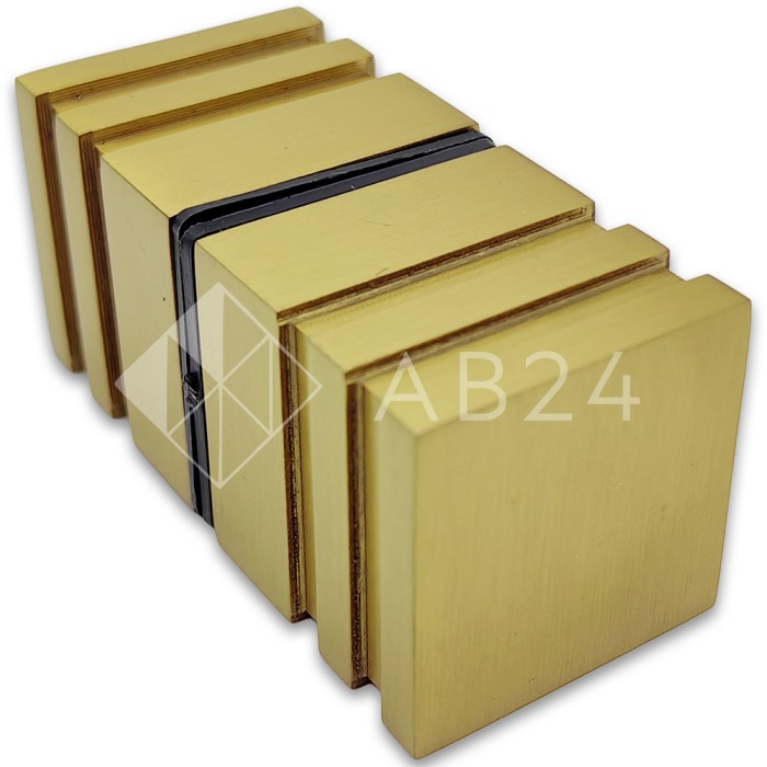 Ручка кноб FDR-54, нержавейка/брашированное золото