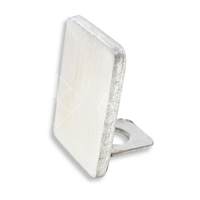 Заглушка торцевая FDPA-601 для опорного профиля 19х15х2, нержавейка/матовый